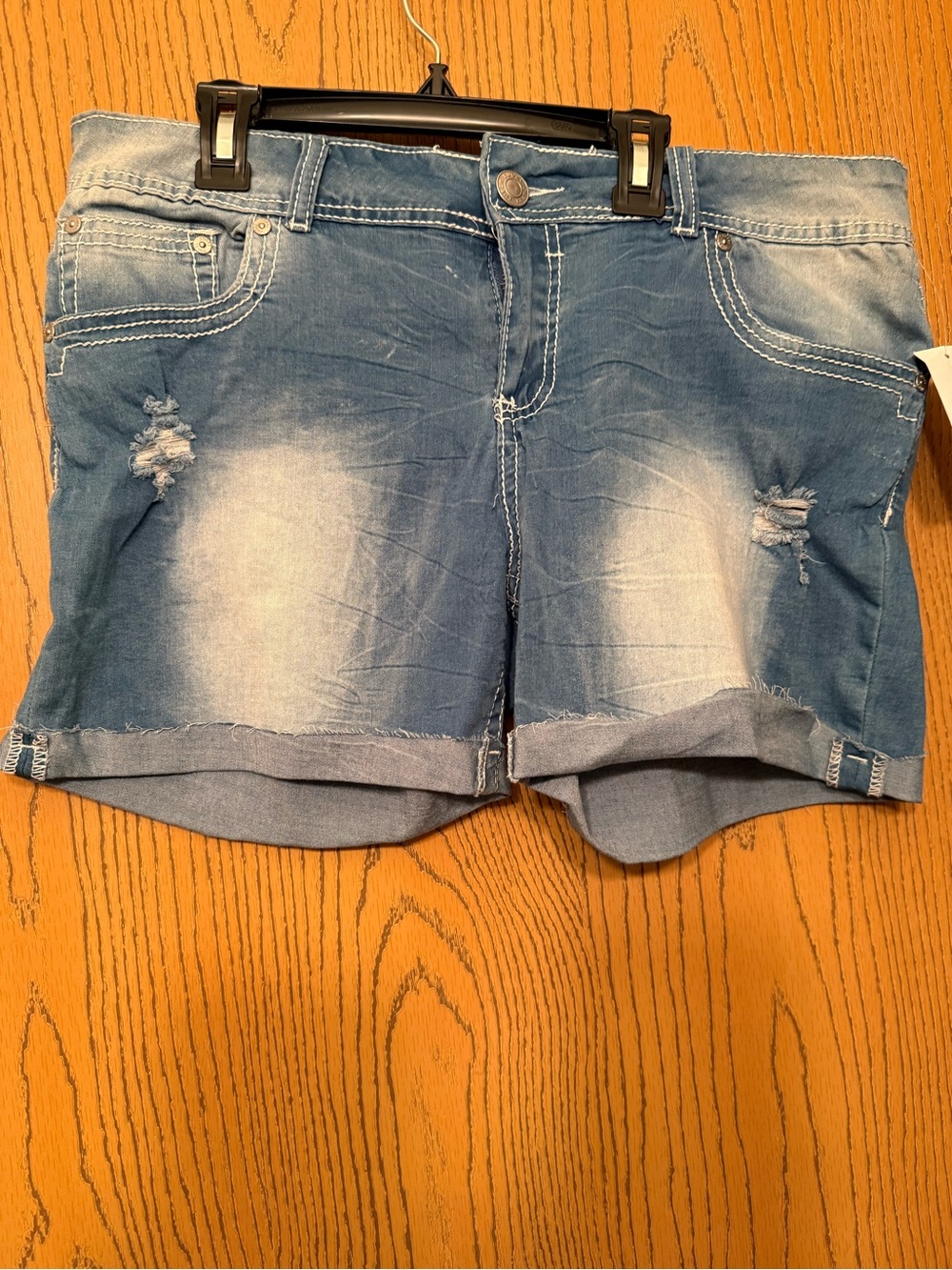 NWT Rue21 size 13/14 curvy distressed shorts. Juniors sizing but will fit women